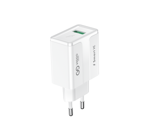 VIGGO DESIGN 1xUSB 2.4A Biala - 1458580 - zdjęcie 4